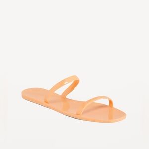 Jelly Slide Sandals • Size 8 • New with Tags✨